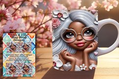 Radiant 15oz Mug Wrap Png Template , 3D Cupid Product Image 1