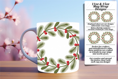 Dynamic 11oz Mug Wrap Png Template , Christmas Product Image 1