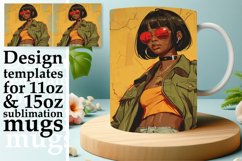 Melanin Magic Sublimation Mug Design Product Image 1