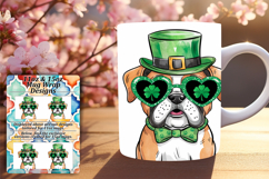 Bright 11oz Mug Wrap Png Artwork , St Patrick Product Image 1