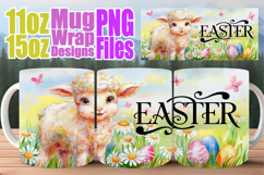 Wholesome joys 11oz 15oz mug wrap, Easter Product Image 1