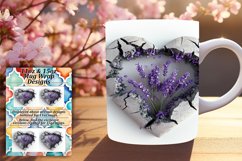 Springtime Passion: Heart Hole Mug Design Product Image 1