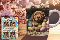 Spring Bunny 3D Mug Wrap, Easter Wonderland Product Image 1