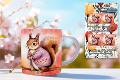 Graceful 11oz Mug Wrap Png Template , Animals Product Image 1