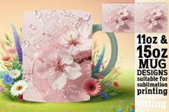 Tranquil Tide: Sublimation Mug Wrap 11oz 15oz Product Image 1