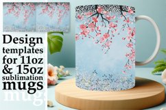 Sparkling Leopard Floral Mug Wrap Product Image 1