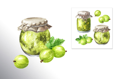 Gooseberry. Watercolor collection Product Image 20