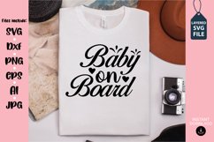 Baby Svg Design, Newborn SVG Design, Baby Quote Design Product Image 1