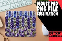 Petal Perfection: 3D Embroidered Sublimation Mouse Pad Product Image 1