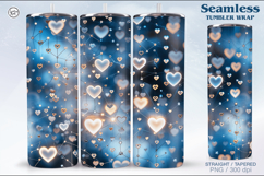 4 Heart Tumbler Wrap 20 oz Product Image 3