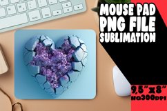 Valentine&#039;s Day Love Hole Mouse Pad Product Image 1