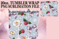 CHEERFUL PRESENT 20oz TUMBLER WRAP, Christmas Product Image 1