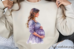 Mothers Day Pregnant Sublimation PNG Product Image 1