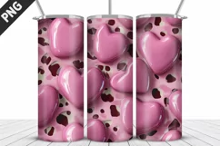 Valentines Love Skinny Tumbler PNG Wrap| Valentines Tumbler Product Image 4