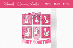 We Fight Together Pink Design, Breast Cancer Awarness month Product Image 1