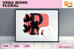 Veranique Boho Floral Monogram Product Image 1