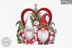Christmas Gnome Sublimation - Clipart PNG Bundle Product Image 9