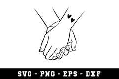 Hand Shake SVG | SVG Cut files | Cricut Product Image 1