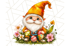 Easter Gnome PNG, Spring Bunny Clipart, Cute Digital Art Product Image 3