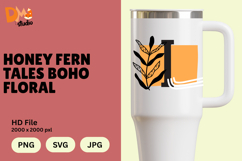 Honey Fern Tales Boho Floral Monogram Product Image 1