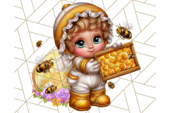 Gnomes at Work Clipart PNG, Cute Gnomes PNG Illustration Product Image 3