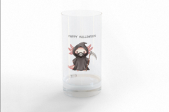 Halloween Axolotl Grim Reaper Scythe Skull PNG Uparupa Product Image 3