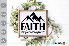 Faith Can Move Mountains SVG Design Product Image 3