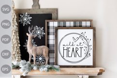 Wild At Heart SVG Design Product Image 3