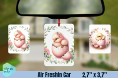 Air Freshener Car | Pink Easter PNG Product Image 1