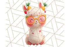 Tropical Fruit Party Animals PNG Clipart, Cute Summer Animal Product Image 3