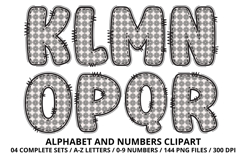 Japanese Alphabet &amp; Numbers Clipart PNG 300 DPI Product Image 3