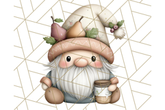 Fall Gnome Clipart PNG Cute Thanksgiving Gnomes Product Image 3