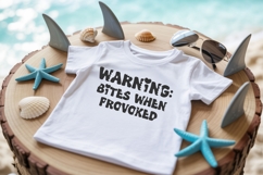 Bite This Shark Font | Funny Bite Font for Kids | Sea Life Product Image 9