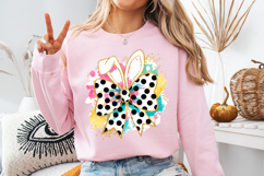 Easter Bunny &amp; Bow Svg Design | Sublimation Product Image 3