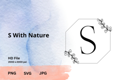 With Nature Monogram Product Image 1