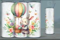 4 Easter Bunny Tumbler Wrap Sublimations, 20 oz Product Image 2