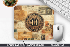 Vintage Mouse Pad Sublimation PNG Design - Mouse Pad PNG Product Image 1