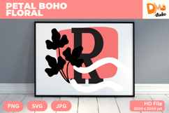 Petal Boho Floral Monogram Product Image 1