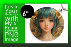 Trendy Round Design for Keychains , Fairy Product Image 1