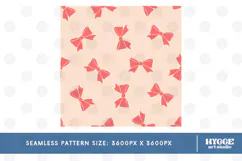 American 4th of July Patriotic Coquette Bow Seamless Pattern Product Image 2