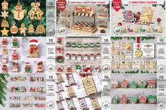 3D Merry Christmas Mega Bundle Laser cut. Xmas decorations Product Image 4
