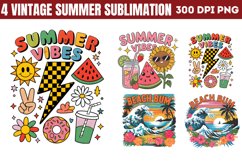 Forever Chasing Sunsets PNG, Vintage Summer Sublimation PNG Product Image 1