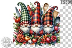 Christmas kitchen Gnome Sublimation - Clipart PNG Design Product Image 1