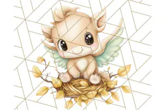 Woodland Nursery Baby Animals And Fantasy Forest PNG Clipart Product Image 3