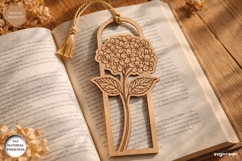 Flowers Bookmark Laser Cut Bundle | Book Lover | SVG Product Image 11