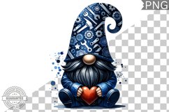 Father's Day Gnome Sublimation - Clipart PNG Design Product Image 1