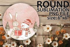 Lovely Round Design for Car Coasters , Winter Product Image 1