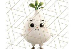 Cute Food PNG Clipart, 3D Adorable Kawaii Characters Png Product Image 3