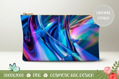 Glass Cosmetic Bag, Abstract Cosmetic Bag PNG Product Image 1
