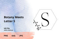 Botany Meets Letter Product Image 1